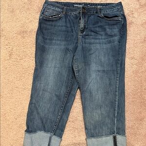 Westport Cropped Women's Dark Blue Ankle Jeans